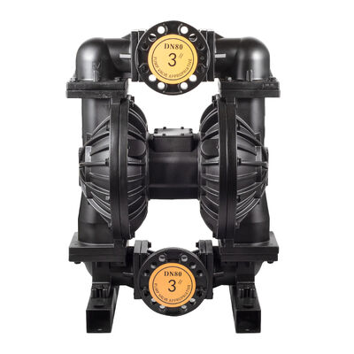 مضخة AODD بمخرج 3 بوصة مع هيكل من الحديد الدكتايل ومعدل تدفق 270 جالون في الدقيقة للتطبيقات الصناعية