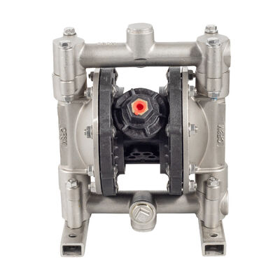 مضخة غشائية مزدوجة هوائية بحد أقصى للضغط 100psi وتدفق أقصى 15gpm وغشاء من الهيتريل لمعالجة مياه الصرف الصحي