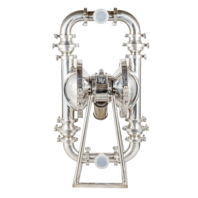 مضخة PTFE الحاجز الصحي AODD لمعالجة مياه الصرف الصحي مع ضغط أقصى 120psi