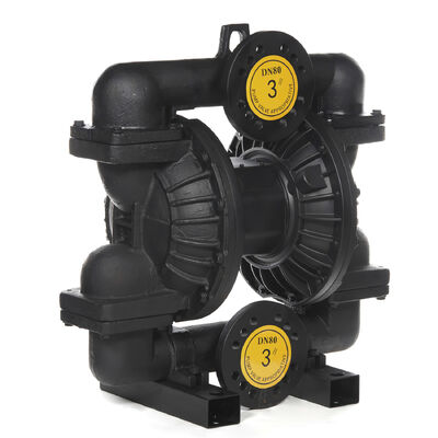 ضغط أقصى 120 رطل لكل بوصة مربعة، تدفق أقصى 270 جالون في الدقيقة، مضخة غشائية مزدوجة الحجاب الحاجز من PTFE لمعالجة مياه الصرف الصحي والري