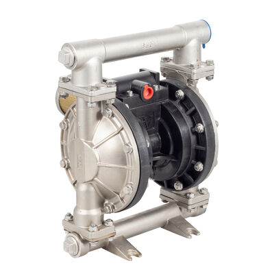 مضخة فراغ الحجاب الحاجز المصغرة منوعة من الزيت مع 120psi ضغط أقصى 40gpm تدفق أقصى وحجاب حاجز PTFE لمعالجة مياه الصرف الصحي