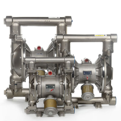 مضخة AODD من الفولاذ المقاوم للصدأ بمصدر طاقة هوائي لمعالجة مياه الصرف الصحي والري