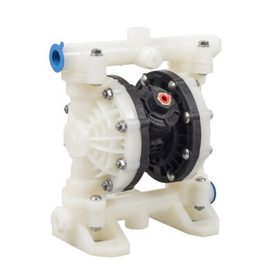 مضخة الحجاب الحاجز RV البلاستيكية AODD مع مواد PP الحجاب الحاجز PTFE و 100psi ضغط أقصى