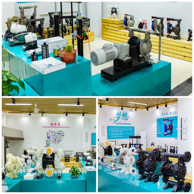 مضخة الحجاب الحاجز من الألومنيوم تعمل بالهواء مع معدل تدفق 57L / M لمعالجة المياه